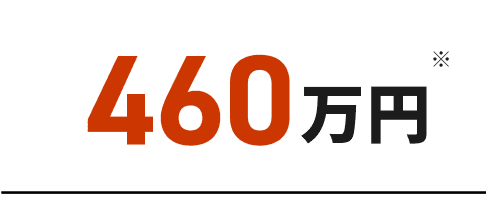 月収460万円